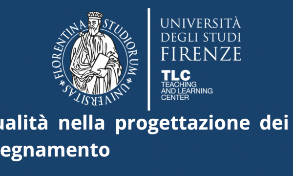 La qualit&agrave; nella progettazione dei corsi di insegnamento.