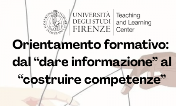 orientamento formativo. Dal dare informazioni al costruire competenze.